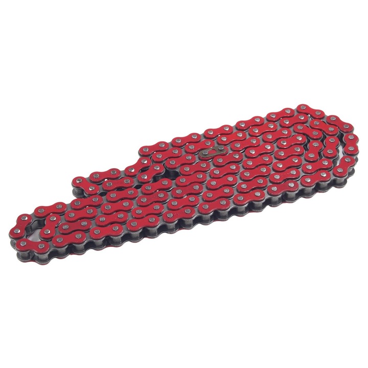 Lant moto/atv 420H-130L Racing, culoare rosu