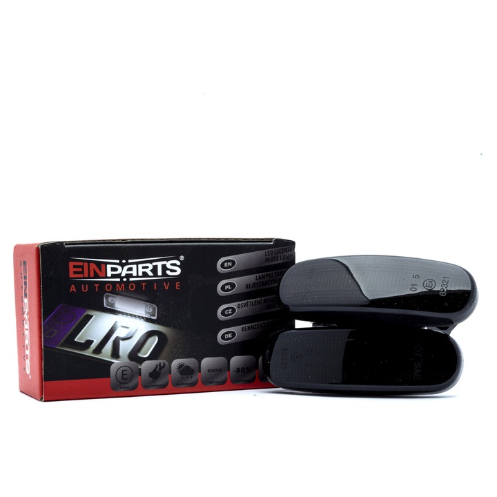 Semnalizatoare LED Einparts Automotive, 12V, set 2 bucati, portocalii