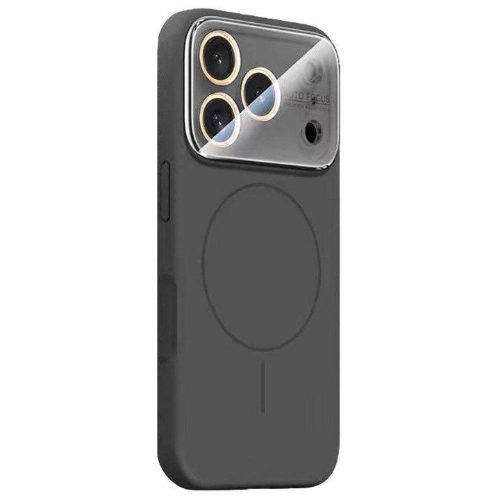 Мек тънък силиконов калъф MagConverse, FlexiCase за Apple iPhone 15 Pro, сив