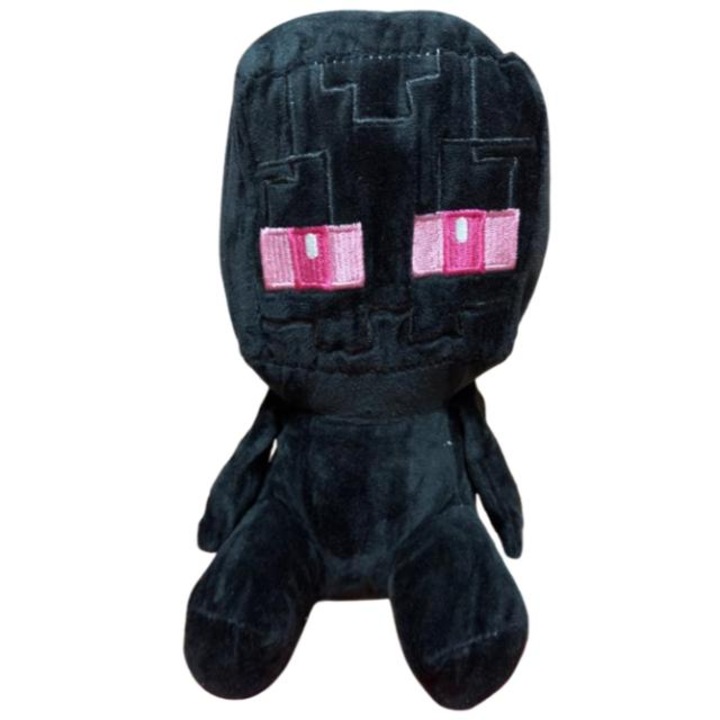 Плюшена играчка Minecraft, Enderman, 27см, черна