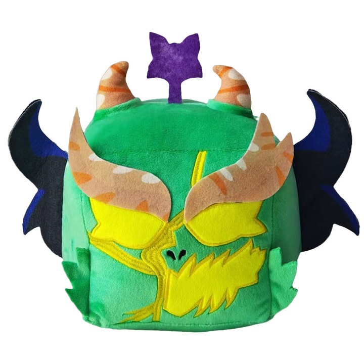 Jucarii de plus, set animale de desene animate, culori vii, dimensiune mini