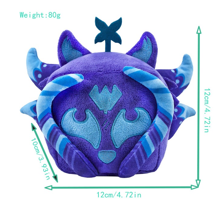 Jucarii de plus, designuri de animale, set mini, culori vii, dimensiune palma