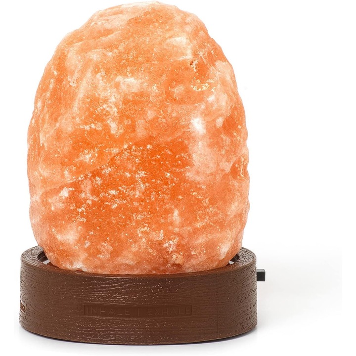 Lampa cu sare de Himalaya, 7x9,5 cm, functionare pe baterii, 400 g