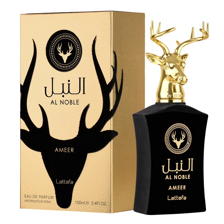 Al Noble Ameer Eau de Parfum, Lattafa, Unisex, 100ml 2ml mintával