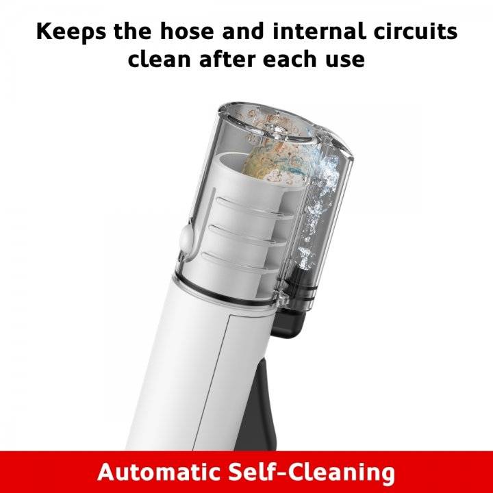 Aspirator cu Spalare, HAEGER, Magic Clean 750, Putere Aspirare >15 KPa, Rezervor Apa Curata 1080 ml, Rezervor Apa Uzata 850 ml, 750 W, Alb