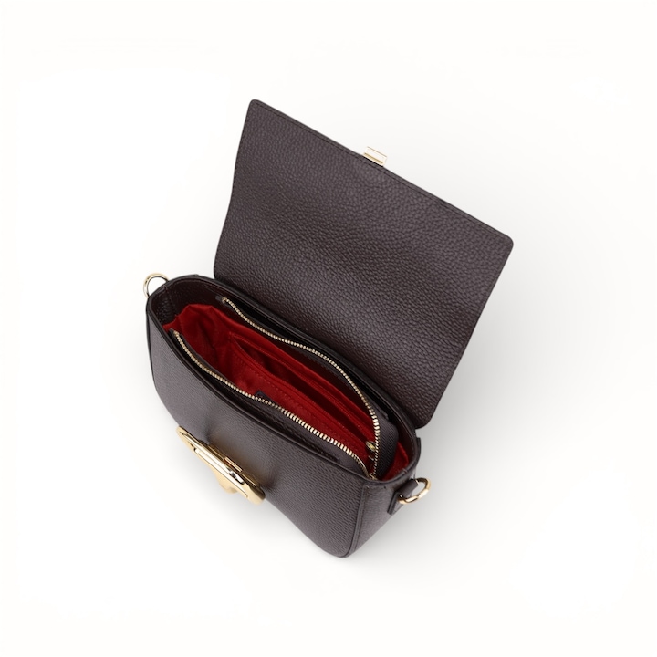 Moranti termeszetes bor kezitaska, leveheto pant, 2 zseb