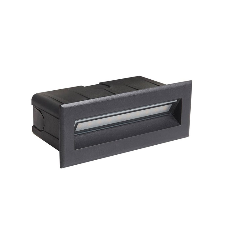 Външна лампа, Italux, LED, 5W, IP65, 4000K, размери 6x5x13 см