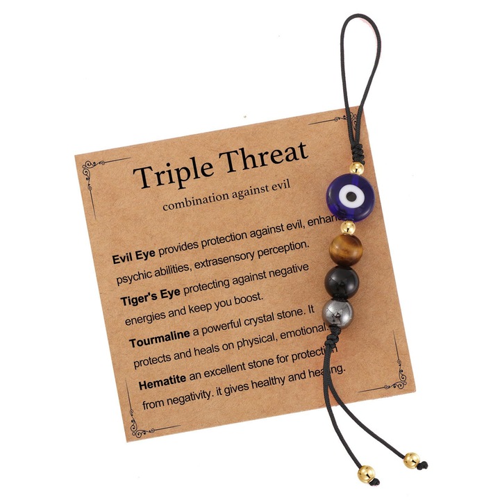 Breloc, Pietre Naturale, Handmade, 8 mm, 0.4x4.8 inch, multicolro