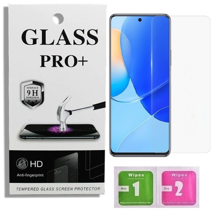 Sticlă protectoare 9D Izmael pentru Infinix Hot 40 Pro, transparent, duritate 9H, instalare ușoară, set complet