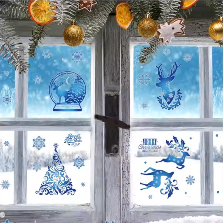 Autocolant pentru perete / Tapet Merry Christmas