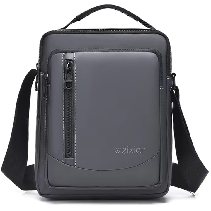 Punga crossbody pentru barbati WEIXIER LO-35543 - Gri