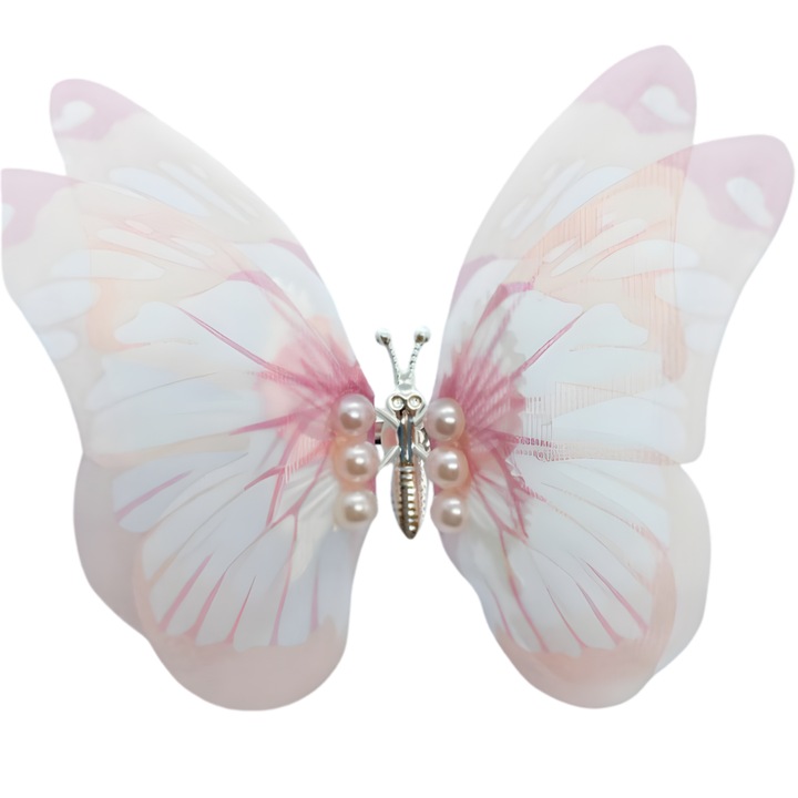 Agrafa de par Fluture-38853 - Roz