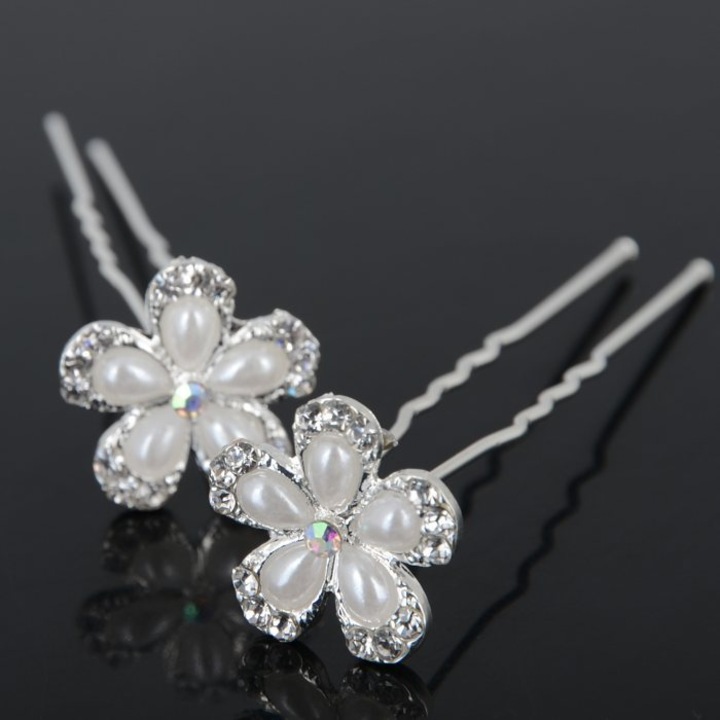 Agrafa Ehinestone Flower