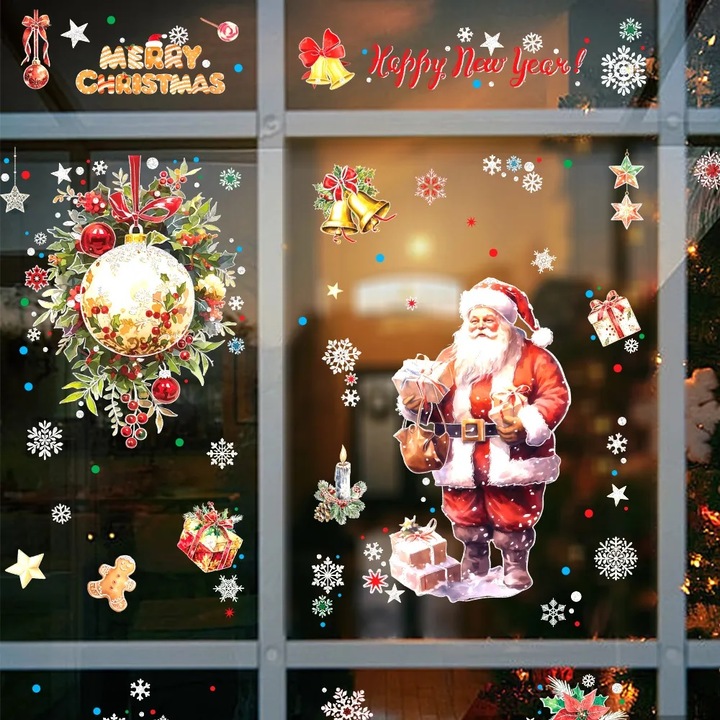 Autocolant pentru perete / Tapet Merry Christmas / Tip2