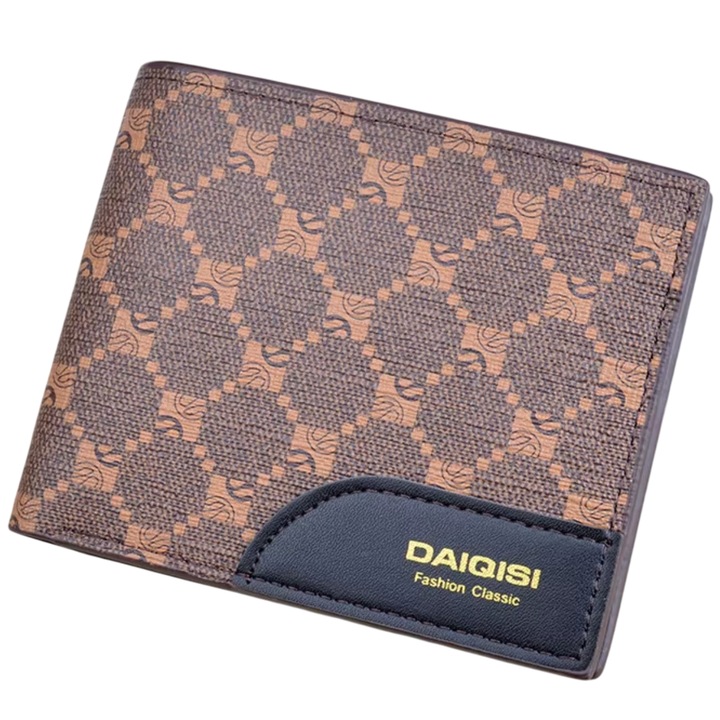Portofel barbateasca Daiqisi ED-35902 - Maro inchis