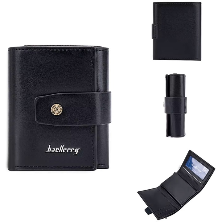 Portofel barbateasca Baellerry JE-36208 - Neagra