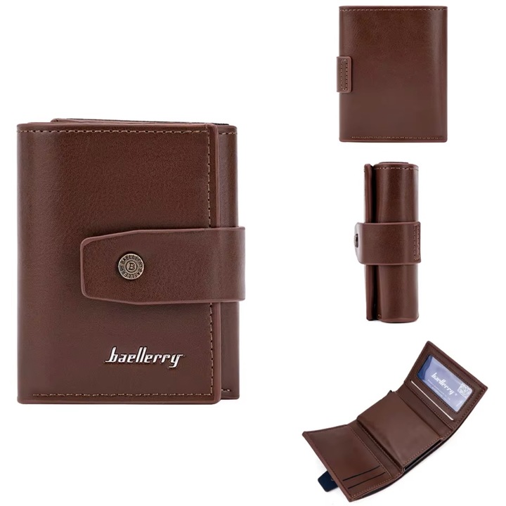 Portofel barbateasca Baellerry JE-36209 - Maro