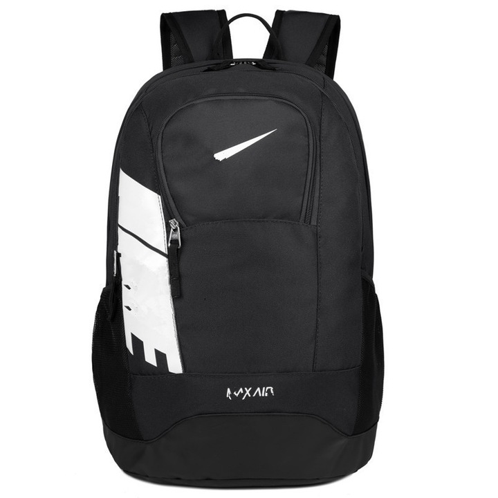 Rucsac sport si casual mare capacitate, design stratificat, rezistent la apa, pentru laptop de 15.9 inch, negru