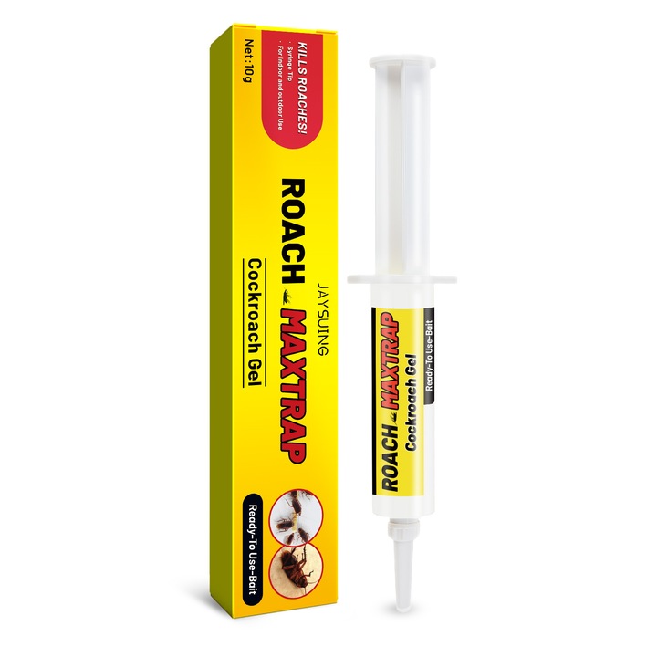 Gel insecticid pentru prinderea si exterminarea gandacilor, Jaysuing, 10g, fara miros, aplicare usoara