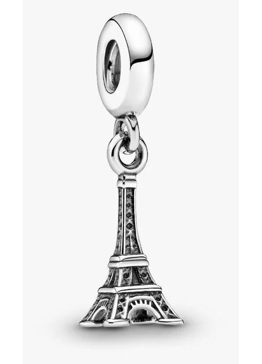 Talisman Pandora, Argint, Model Turnul Eiffel, Argintiu