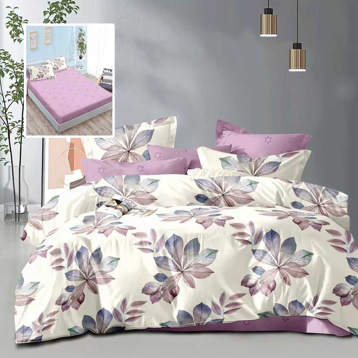 Lenjerie de pat Economy 6 piese cu husa (ECNH5)