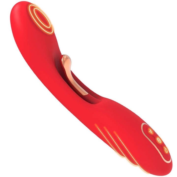 Вибратор стимулатор за G-точка Fishhook, B - Серия, 9 режима на вибрация, водоустойчив, 23,4см x 4см