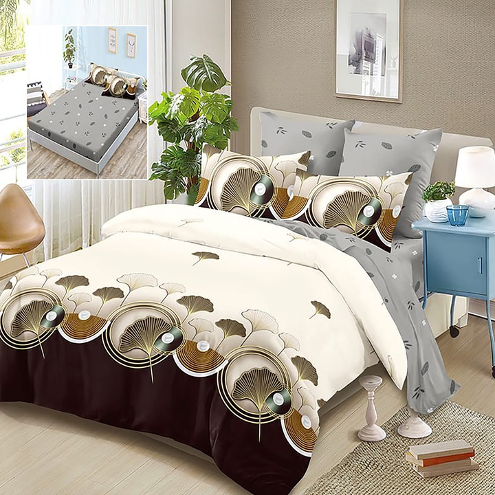 Lenjerie de Pat FINET 6 Piese cu Husa (HF6P224)