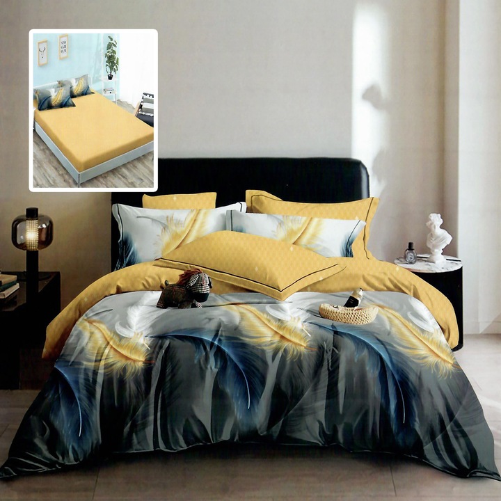 Lenjerie de Pat FINET 6 Piese cu Husa (HF6P288)