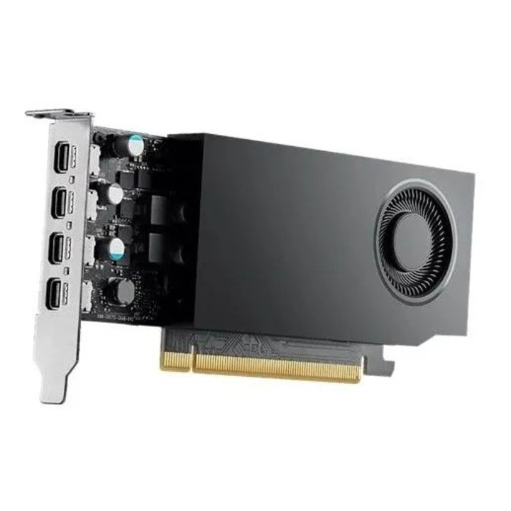 Videokártya Dell nVidia RTX A1000 8 GB GDDR6, RTX A1000, 8 Gigabájt, GDDR6, 128 bit, 7680 x 4320 Pixel, PCI Express x8 4.0