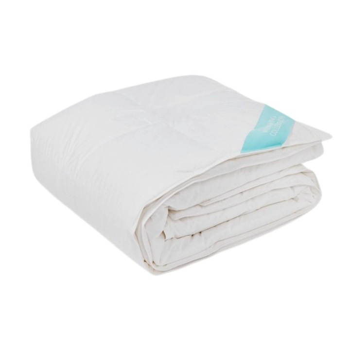 Pilota Westwing Tibor, alb, 90% puch, 220x155cm, set