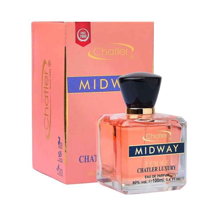 Parfum de dama CHATLER Luxury Midway, EDP, 100 ml, note florale