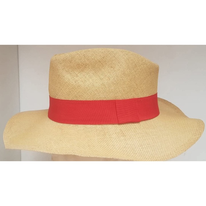 Set de 10 bucati, palarii plaja pentru femei, model cu bor mare, fire si fibre sintetice, 56-58, Bej, 56-58 CM