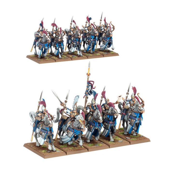 Warhammer The Old World játékkiegészítő, Ellyrian Reavers High Elf Realms, Games Workshop, 10 összeállítható modell, szürke