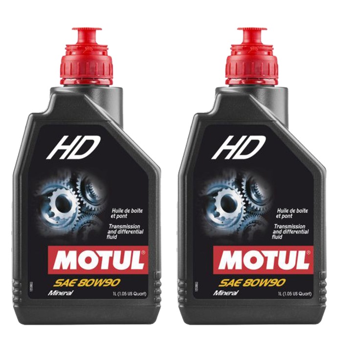 Pachet 2 litri ulei Motul pentru Cutie manuala/diferential HD 80W90