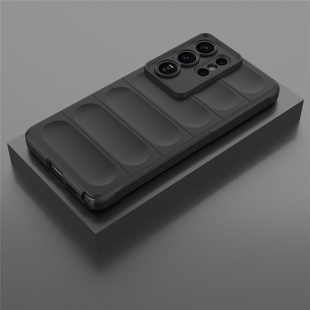 Husa pentru Samsung Galaxy S26 Ultra Liquid Silicone, Microfibre Lining, Non-Slip Airbag Design, negru
