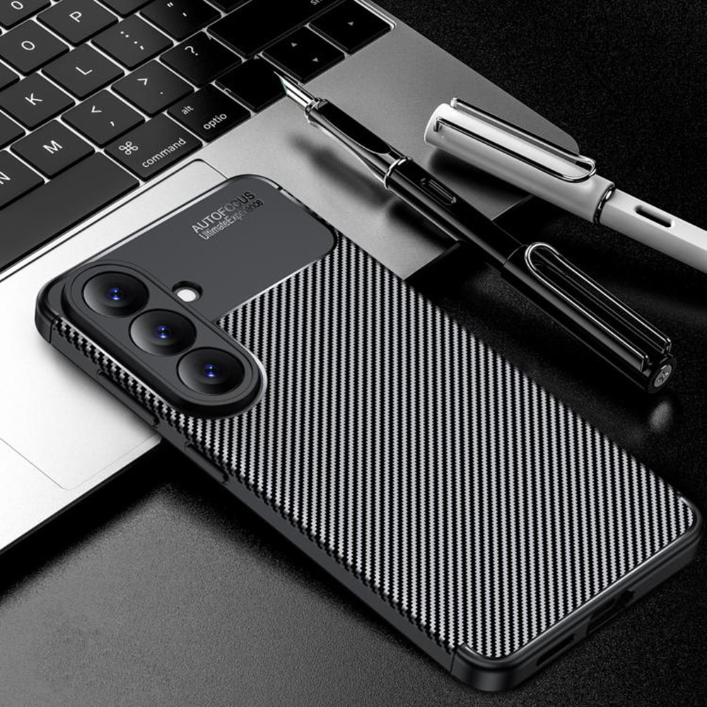 Husa pentru Samsung Galaxy S26 - Techsuit CarbonFiber - Black