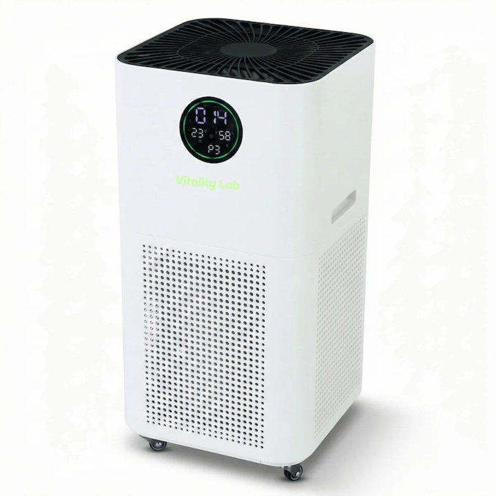 Purificator de Aer Bosch Air 2000I, controlat prin aplicație, pentru camere până la 37.5 m², filtru 3 în 1, mod silențios