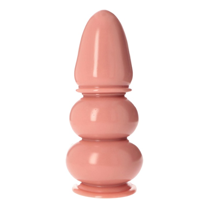 Dop anal Toyz4Lovers Nambung Flesh, tapadókorongos, PVC, 35,5x14,5cm