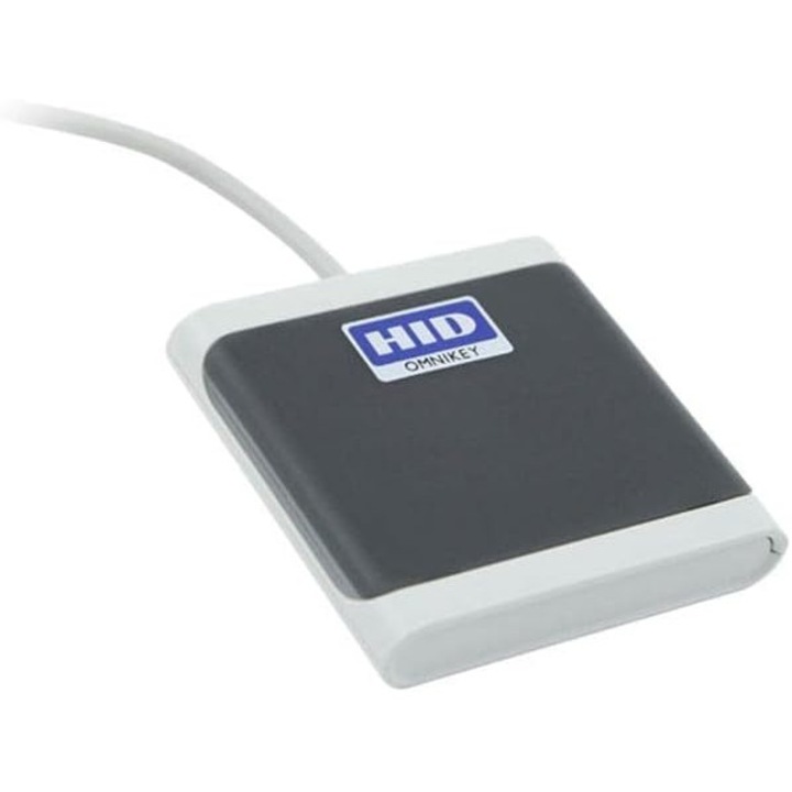Cititor de carduri fara contact HID OMNIKEY 5025, USB 2.0, gri, dimensiuni compacte