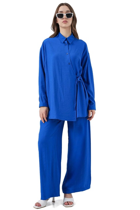 Compleu dama, Big Dart, Albastru, Textil