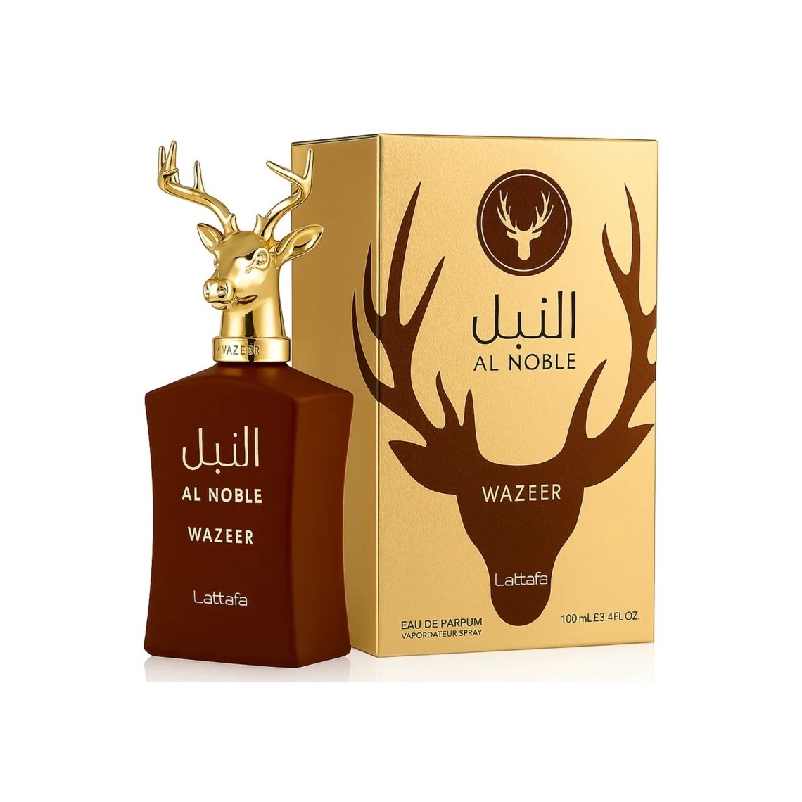 Set Apa de Parfum Al Noble Wazeer, Lattafa, Unisex, 100ml cu
