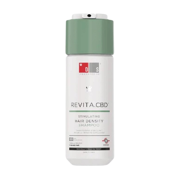 Sampon antioxidant si antiinflamator Revita CBD DS LABORATORIES, Anti-cadere si calmare a parului, stimuleaza cresterea, calmeaza scalpul, 205 ml