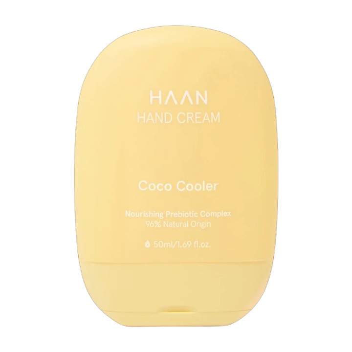 Crema de maini Coco Cooler cu prebiotice HAAN, 97% din ingrediente sunt de origine naturala, refill, 50 ml
