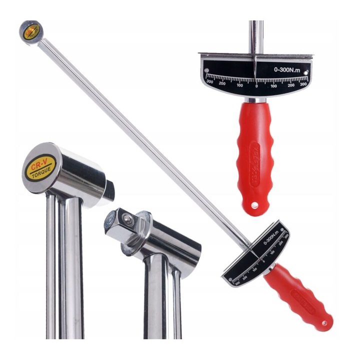 Динамометричен ключ, въртящ се, 1/2" 0-300Nm, Kraft