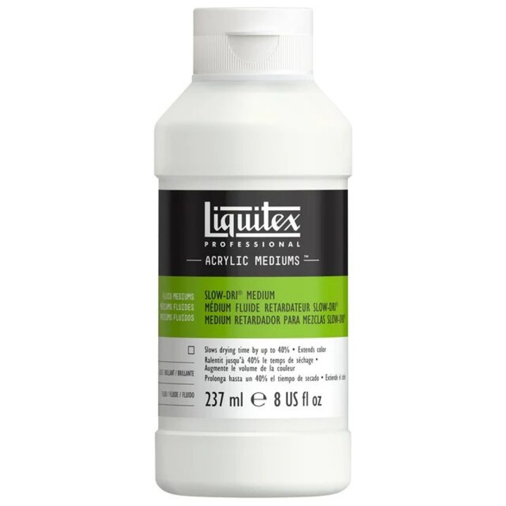 Solutie uscare, Liquitex, Slow dry blending medium, 237 ml, multicolor