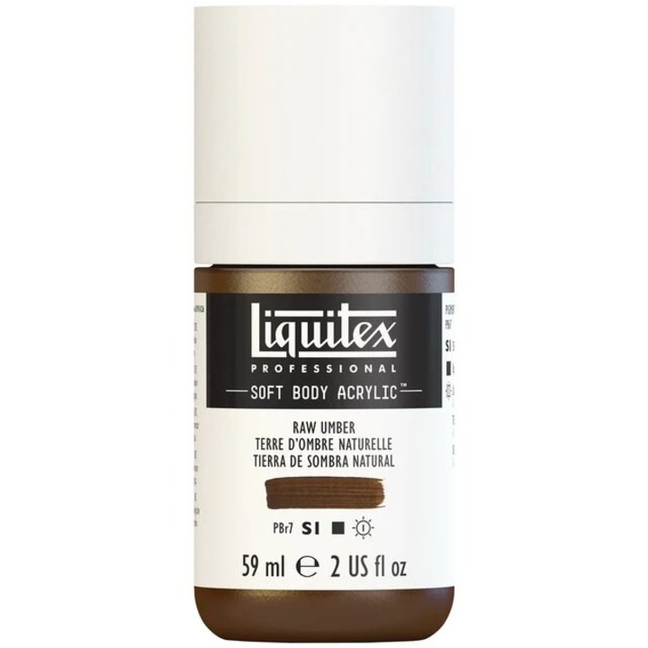 Culoare acrilica Liquitex, SOFT BODY 59 ml, Raw umber S1