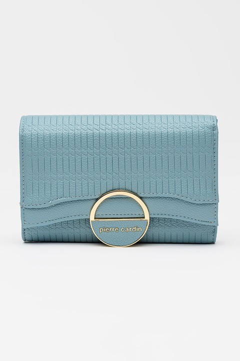 Pierre Cardin, Релефен портфейл с тройно прегъване, Прашно синьо