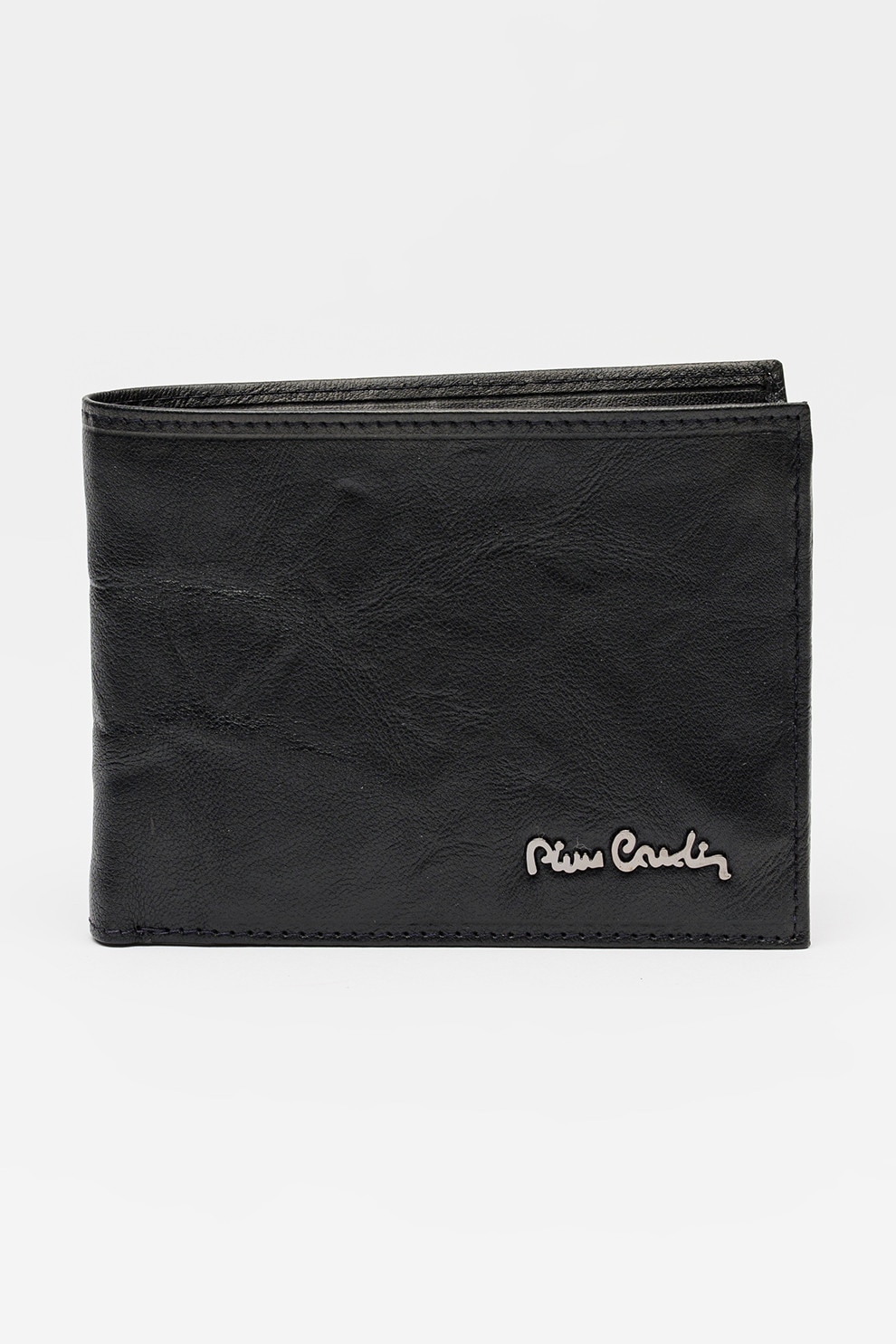 Pierre Cardin, Portofel pliabil din piele, Negru