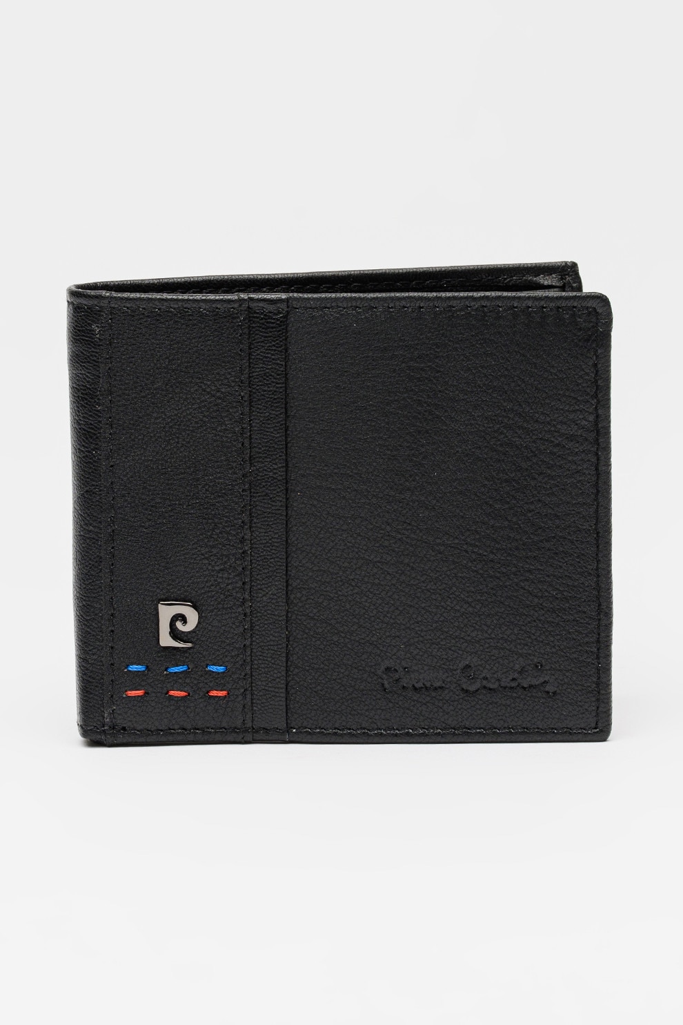 Pierre Cardin, Portofel pliabil din piele, Negru