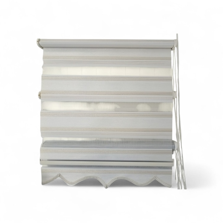 Jaluzea Zi și Noapte, 80 cm X 200 cm, Crem Auriu